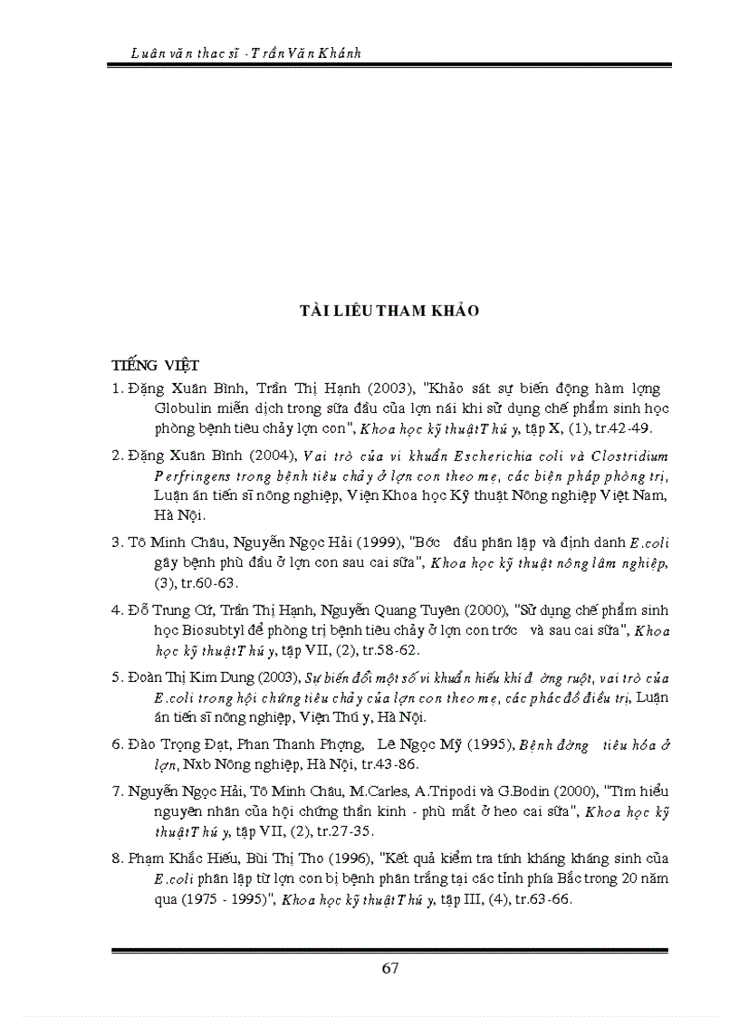 image for page Nghiên cứu chế tạo kháng thể qua lòng đỏ trứng gà để phòng chống tiêu chảy và sưng phù đầu do E coli ở lợn