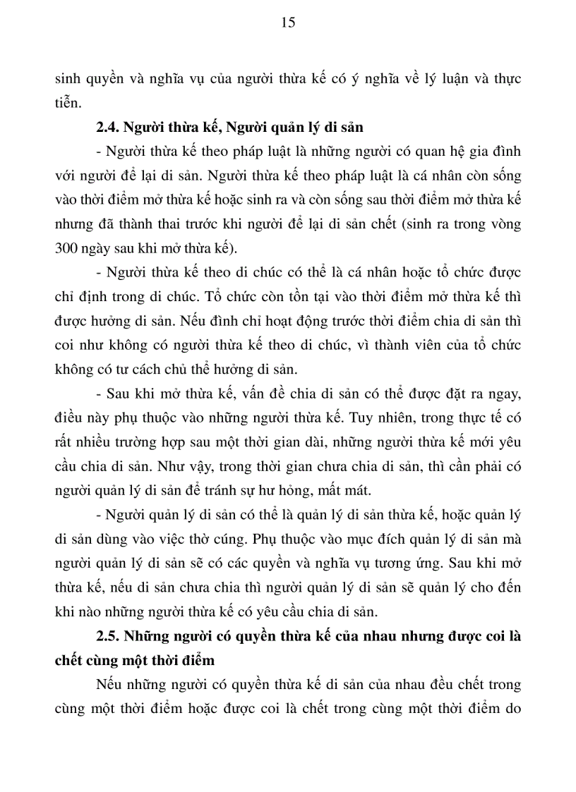 image for page Cơ sở lý luận và thực tiễn của những qui định chung về thừa kế trong Bộ luật Dân sự