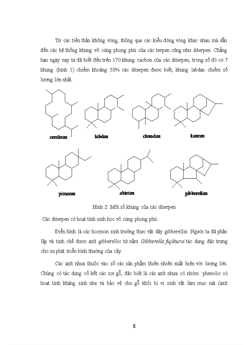 image for page Nghiên cư u bán tổng hợp các dẫn xuất của ent kauran diterpenoid từ cây khổ sâm Bắc Bộ Croton tonkinensis Gagnep Euphorbiaceae và khảo sát hoạt tính sinh học của chúng