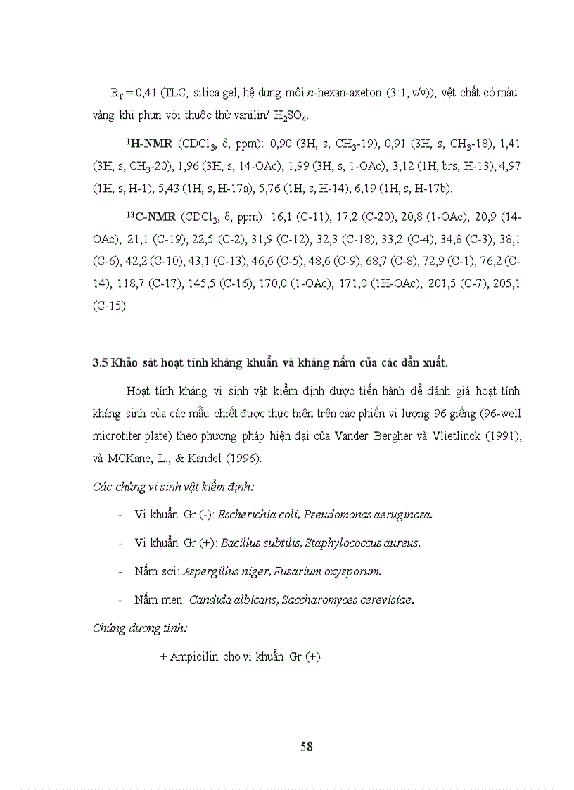 image for page Nghiên cư u bán tổng hợp các dẫn xuất của ent kauran diterpenoid từ cây khổ sâm Bắc Bộ Croton tonkinensis Gagnep Euphorbiaceae và khảo sát hoạt tính sinh học của chúng