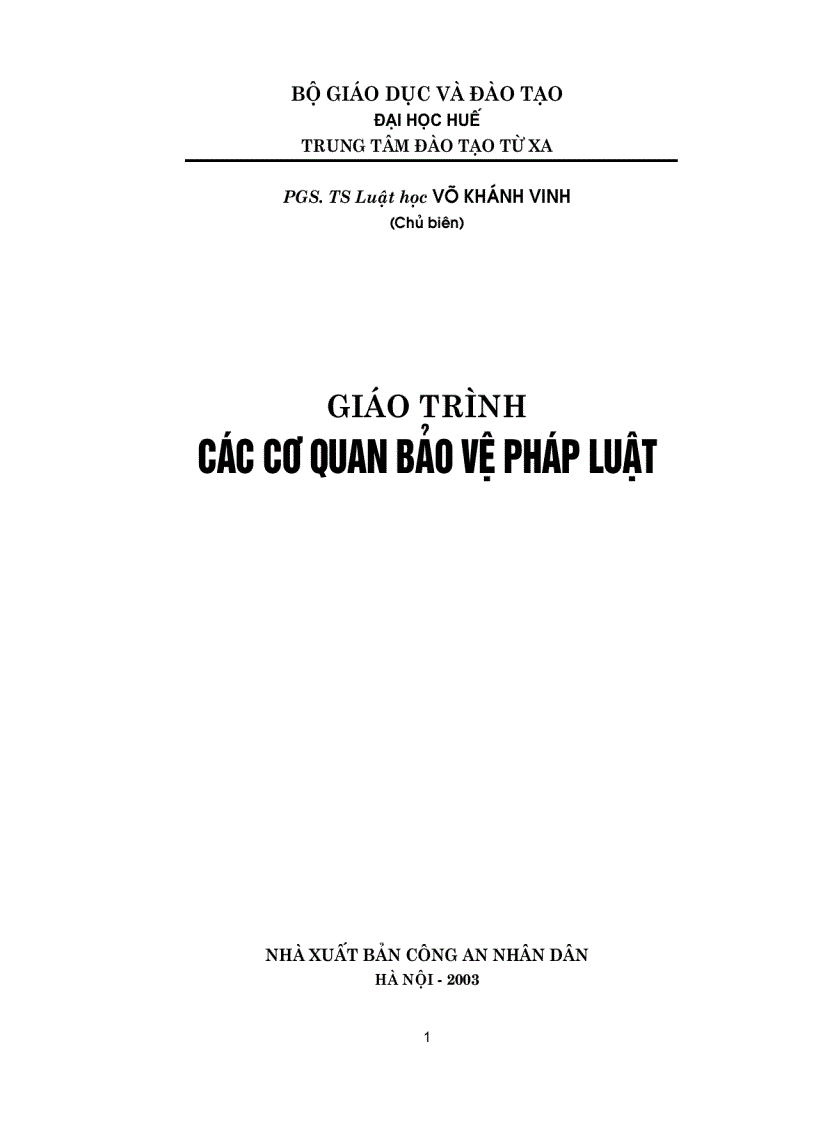 image for page Các cơ quan bảo vệ pháp luật