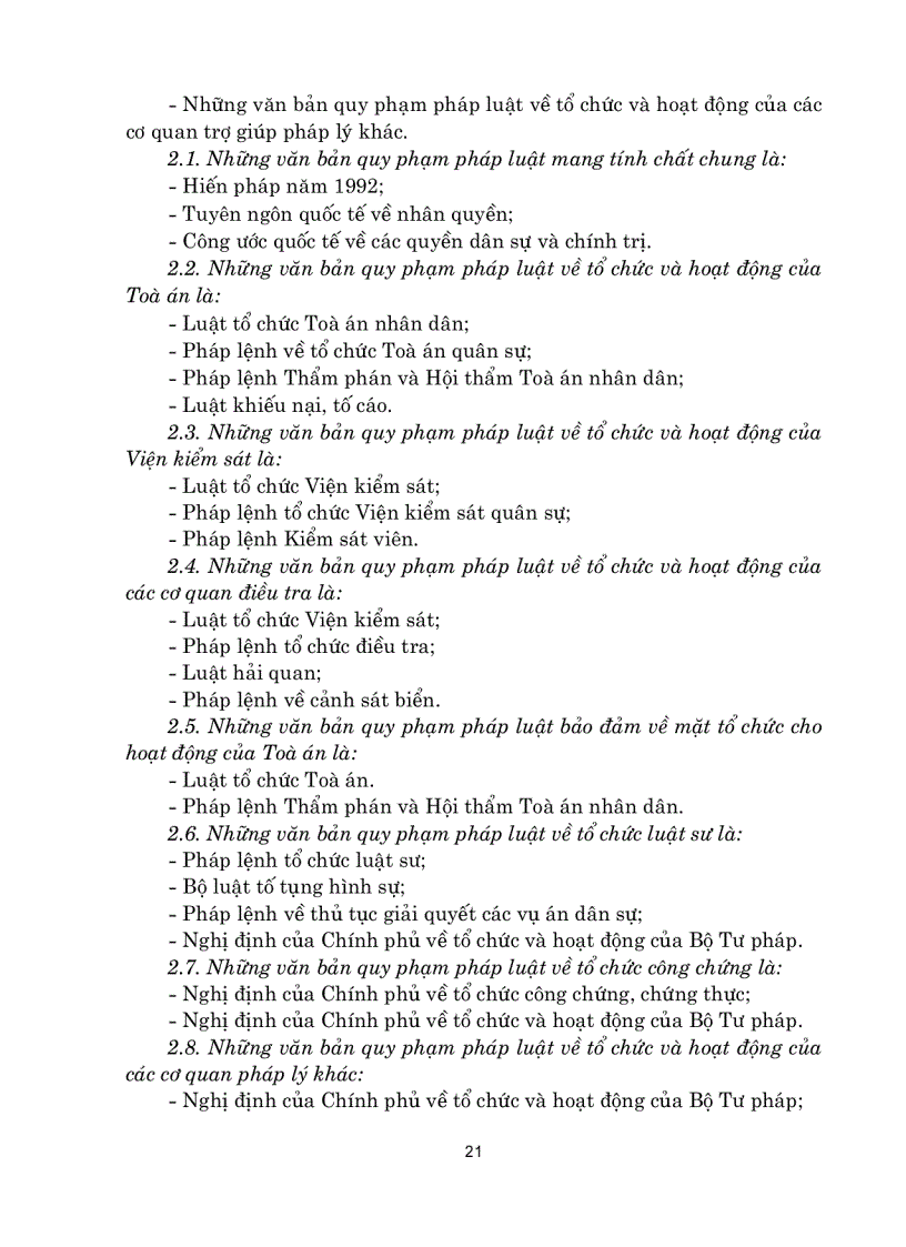 image for page Các cơ quan bảo vệ pháp luật