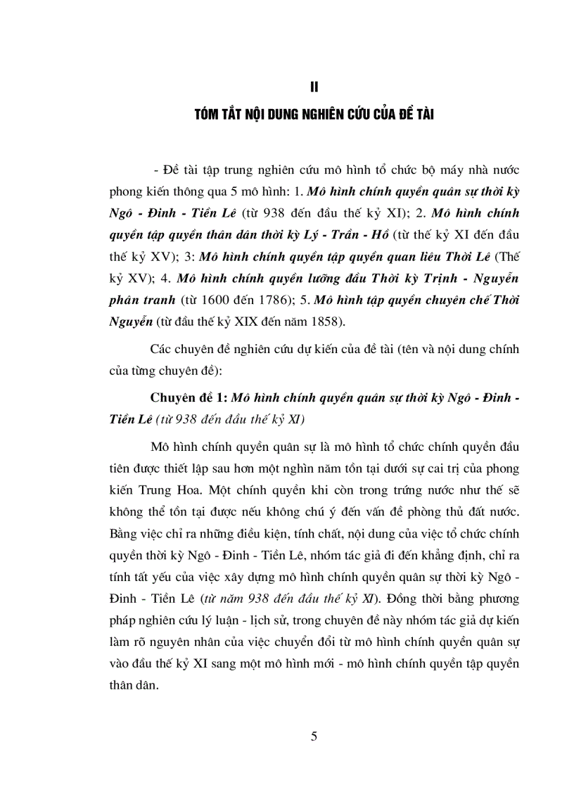 image for page Mô hình Nhà nước Việt Nam thời kỳ phong kiến