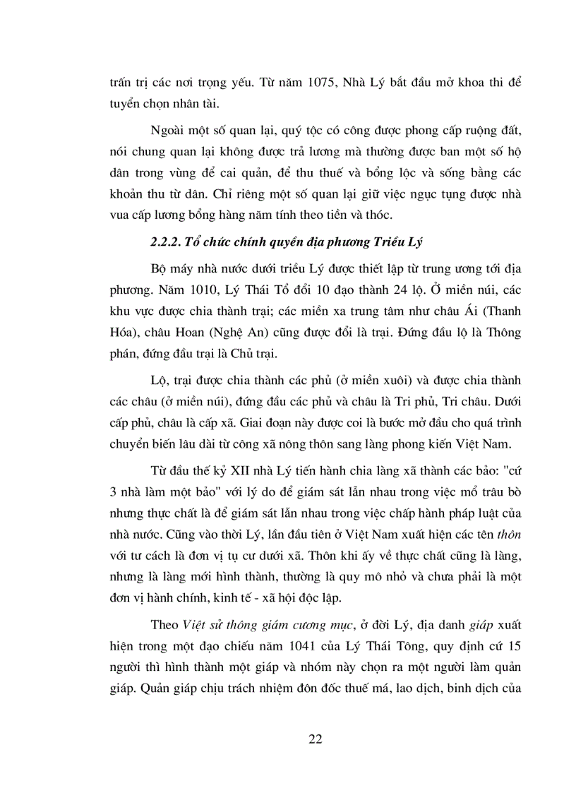 image for page Mô hình Nhà nước Việt Nam thời kỳ phong kiến