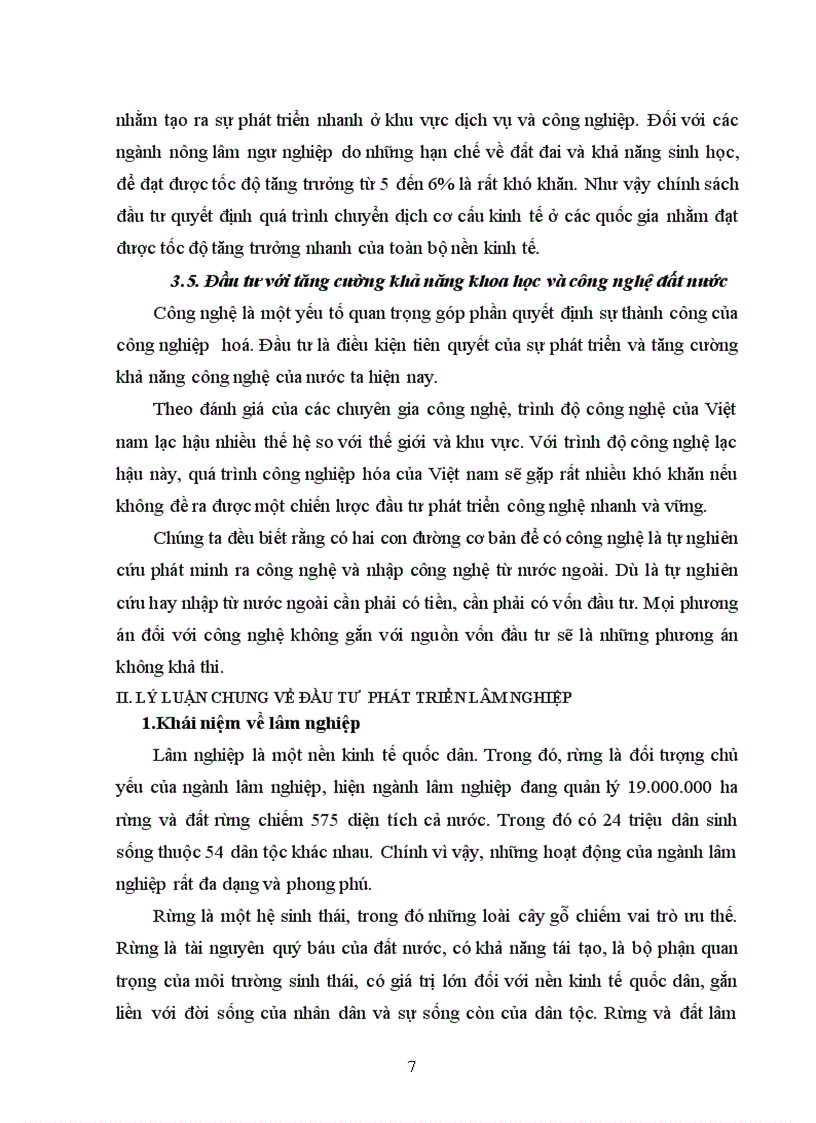 image for page Thực trạng Một số Giải pháp đẩy mạnh đầu tư phát triển lâm nghiệp vùng Bắc Trung Bộ Việt Nam