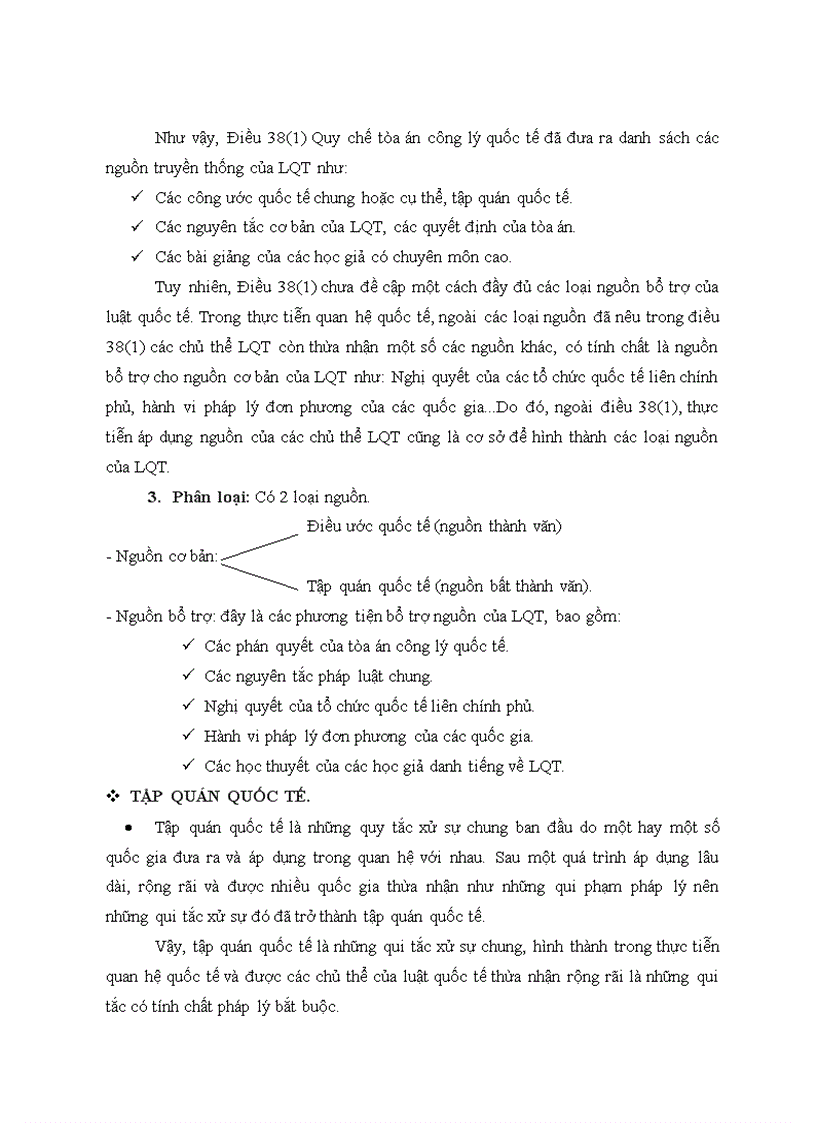 image for page Vai trò của điều ước quốc tế trong hệ thống nguồn của luật Quốc Tế