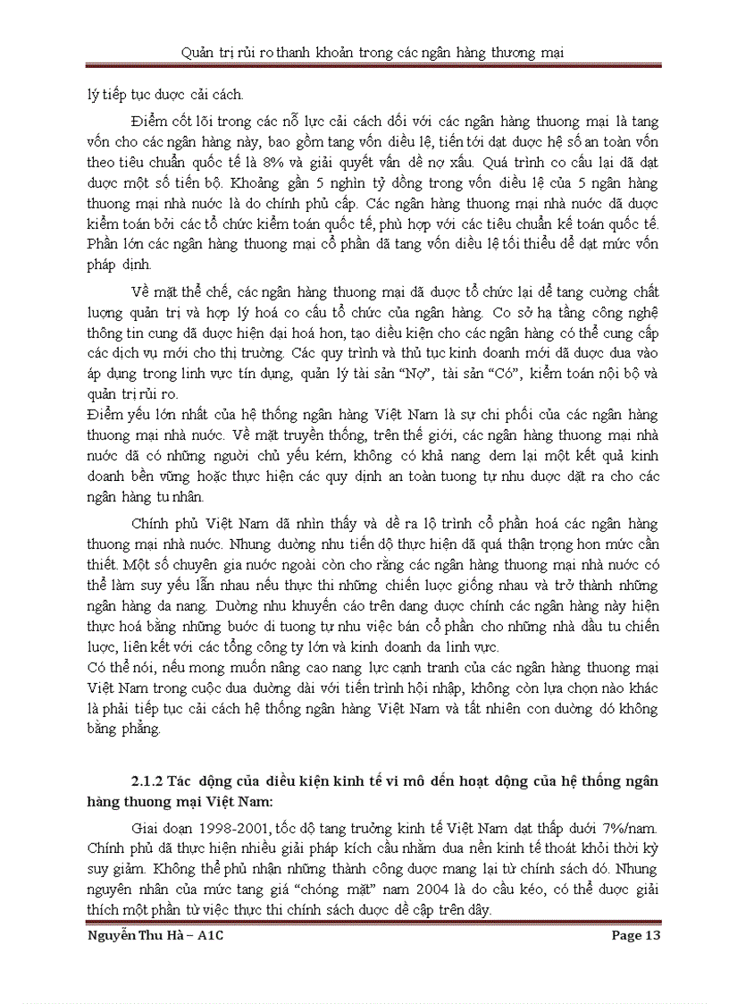 image for page Tiểu luận quản trị rủi ro thanh khoản trong ngân hàng thương mại