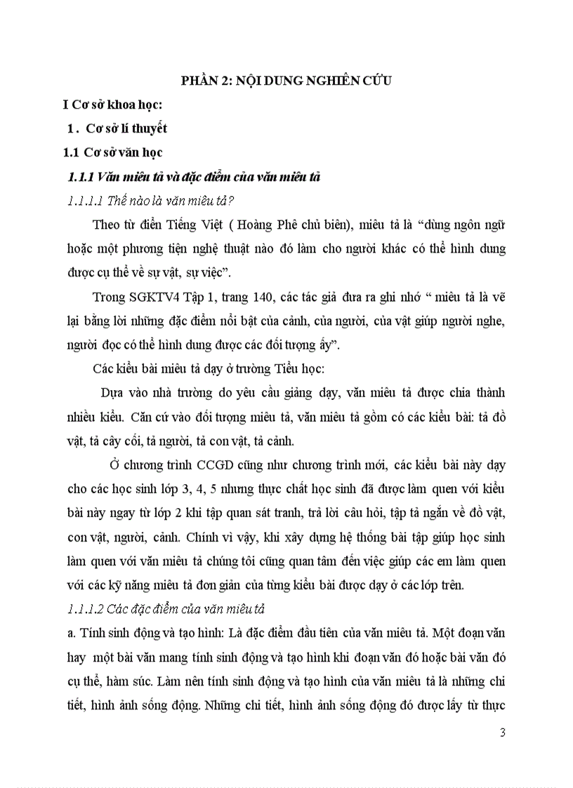 image for page Bình giá vẻ đẹp ngôn từ và xây dựng bài tập đọc hiểu giúp học sinh cảm nhận được vẻ đẹp của ngôn từ trong bài văn miêu tả lớp 4