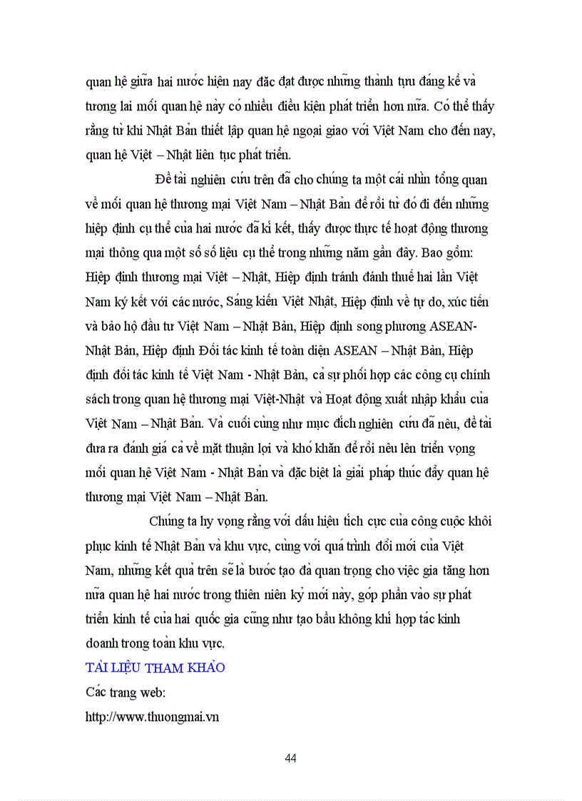 image for page Thư c tra ng va gia i pha p pha t triê n quan hê thương ma i Viê t Nam Nhâ t Ba n