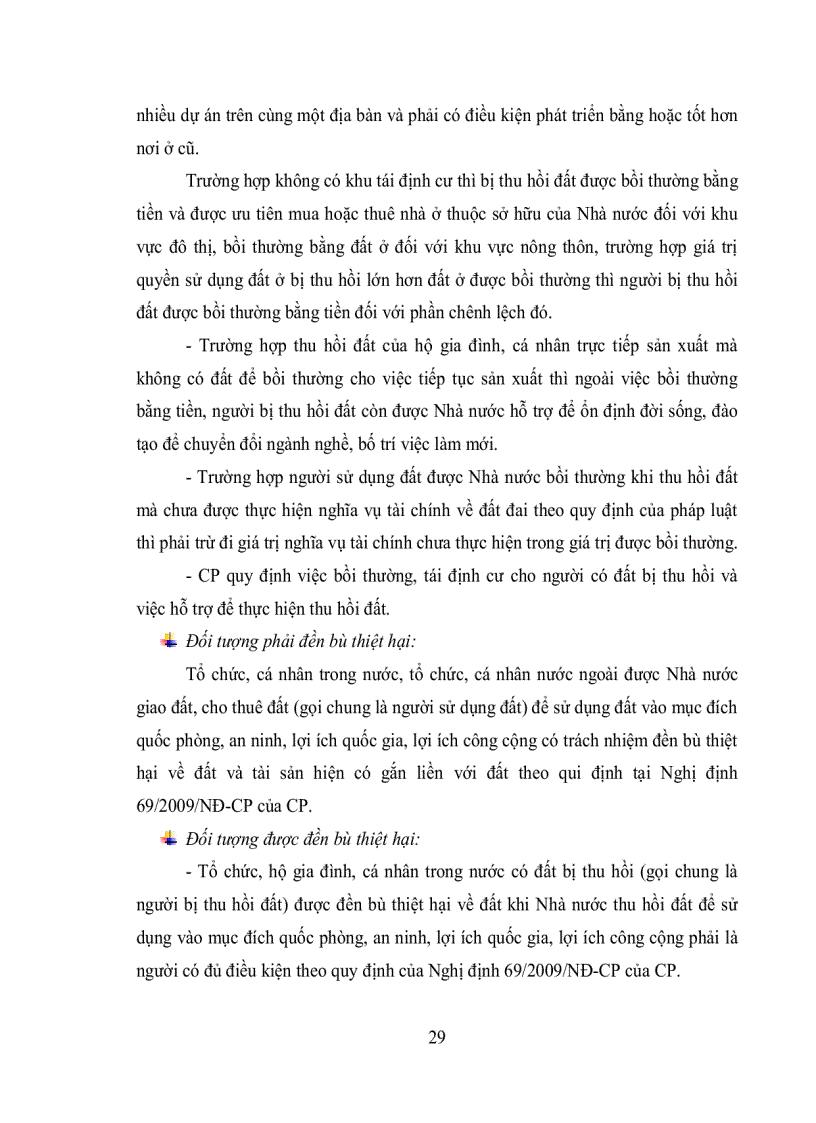 image for page Những hạn chế trong áp dụng pháp luật đất đai vào công tác giải tỏa đền bù về đất đai cho người dân những vấn đề đặt ra