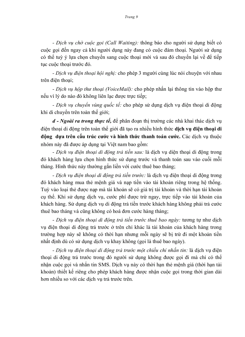 image for page Một số giải pháp phát triển thị trường dịch vụ điện thoại di động của tập đoàn bưu chính viễn thông Việt Nam đến năm 2015
