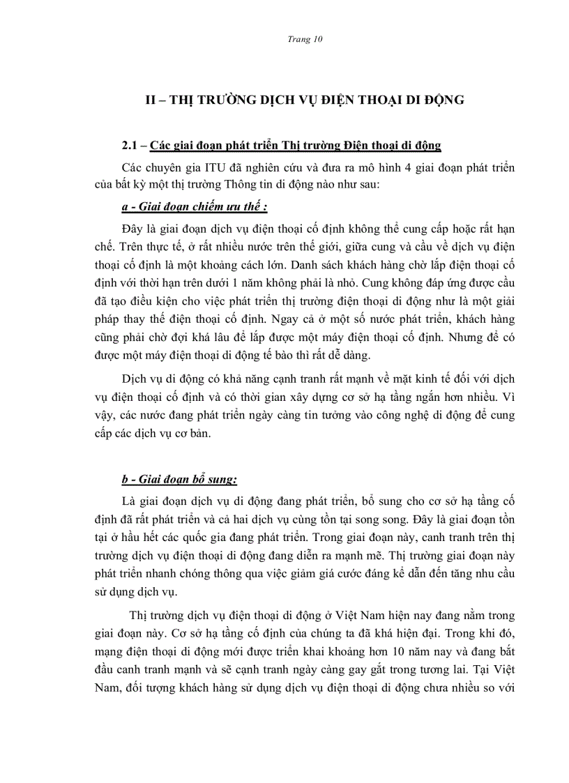 image for page Một số giải pháp phát triển thị trường dịch vụ điện thoại di động của tập đoàn bưu chính viễn thông Việt Nam đến năm 2015