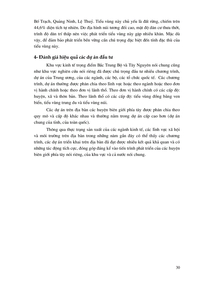 image for page Đánh giá tổng hợp tài nguyên điều kiện tự nhiên môi trường kinh tế xã hội nhằm định hướng phát triển bền vững khu vực biên giới phía tây từ Thanh Hóa đến Kontum