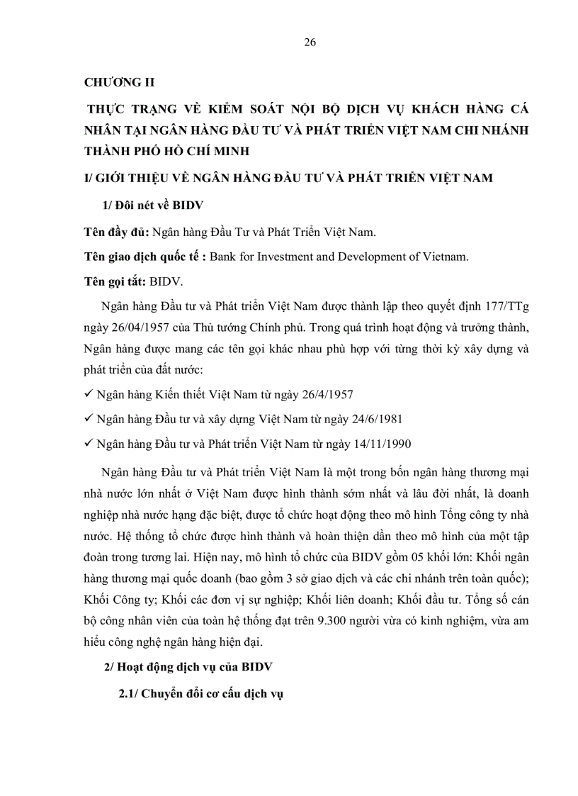 image for page Giải pháp tăng cường kiểm soát nội bộ dịch vụ khách hàng cá nhân tại Ngân hàng Đầu tư và Phát triển Việt Nam chi nhánh thành phố Hồ Chí Minh