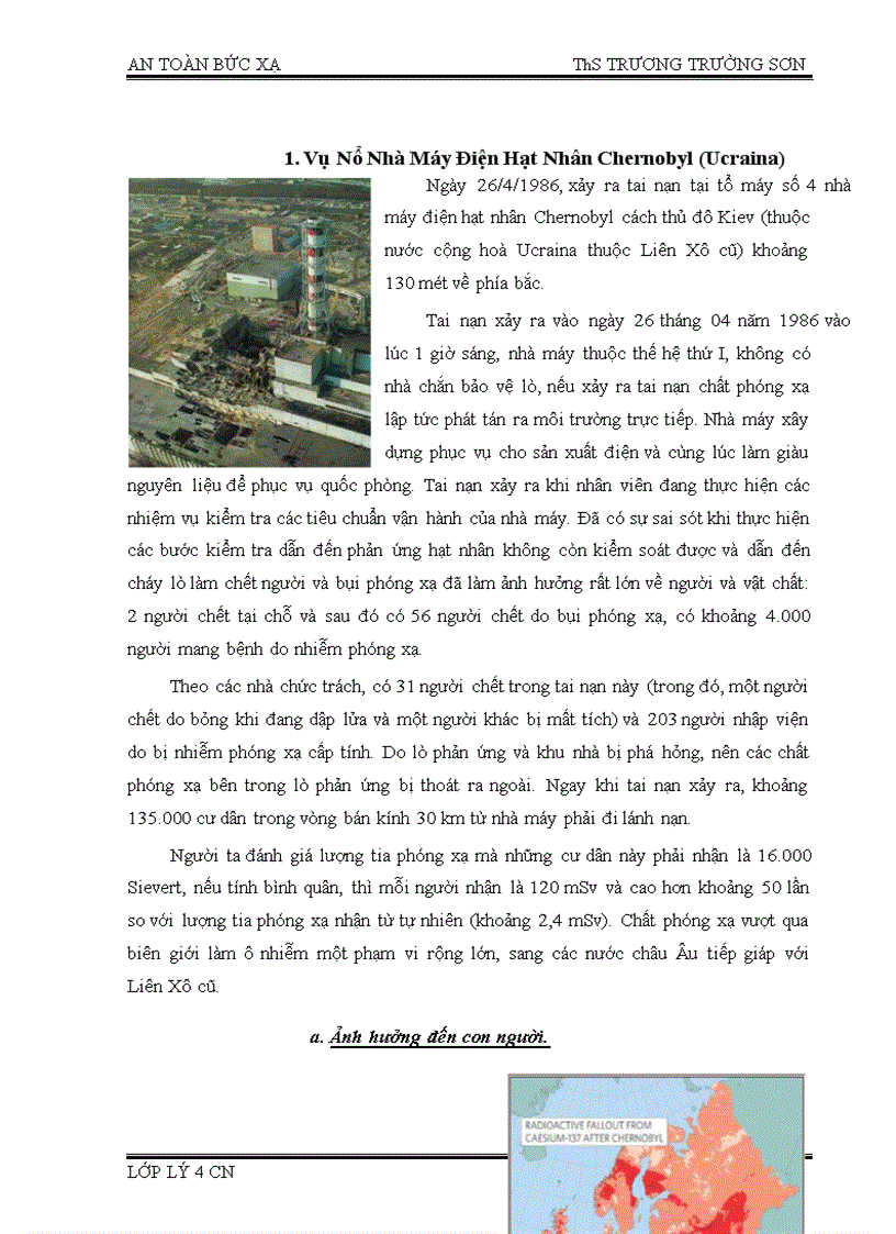 image for page Ảnh hưởng của các tia bức xạ