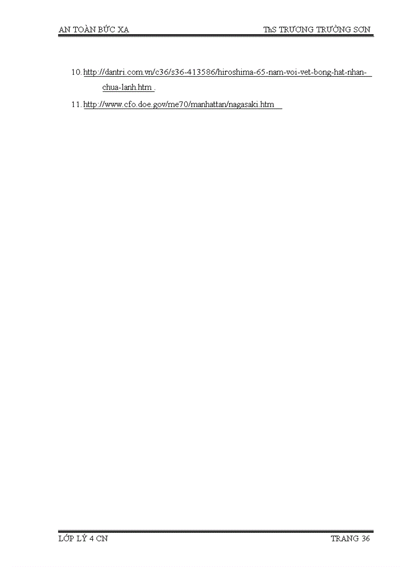 image for page Ảnh hưởng của các tia bức xạ