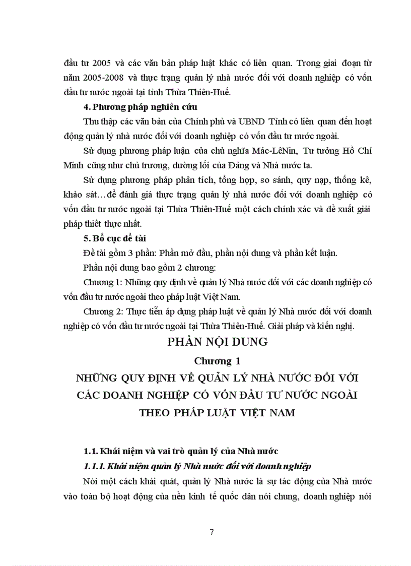 image for page Pháp luật về quản lý nhà nuớc đối với các doanh nghiệp có vốn đầu tư nước ngoài thực tiễn áp dụng tại Thừa Thiên Huế
