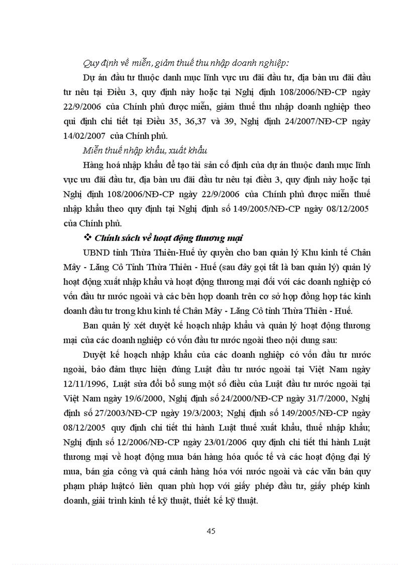 image for page Pháp luật về quản lý nhà nuớc đối với các doanh nghiệp có vốn đầu tư nước ngoài thực tiễn áp dụng tại Thừa Thiên Huế