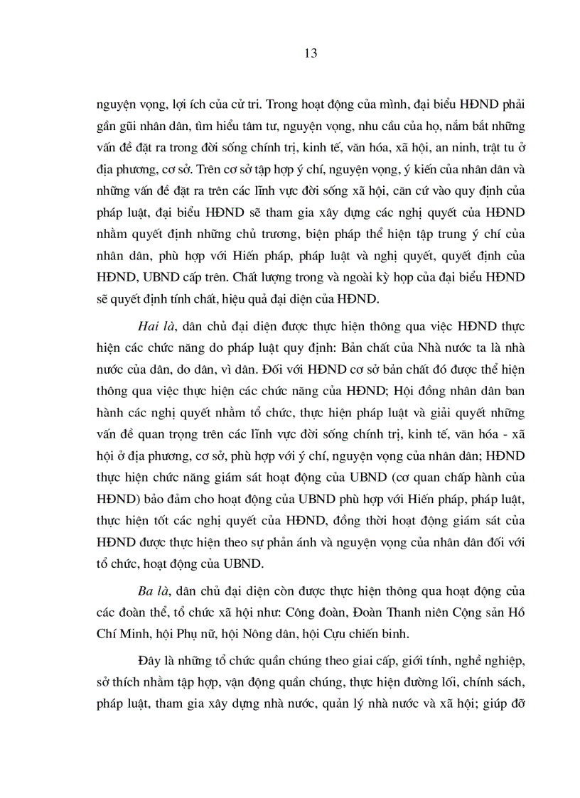 image for page Kết hợp dân chủ đại diện và dân chủ trực tiếp trong thực hiện quy chế dân chủ ở xã trên địa bàn thành phố Hà Nội