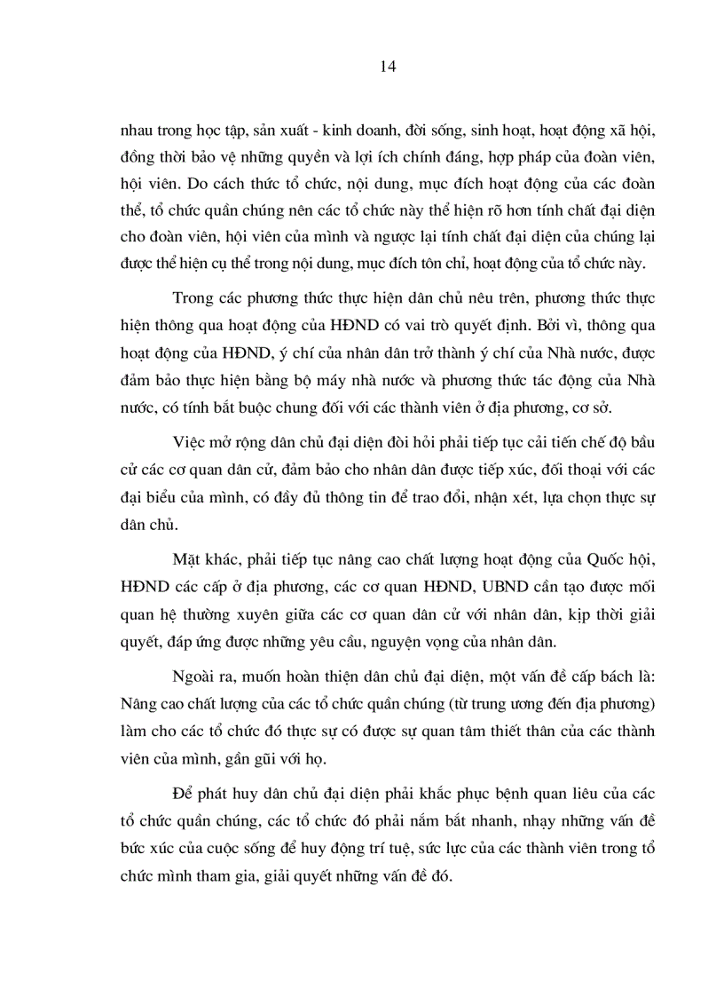 image for page Kết hợp dân chủ đại diện và dân chủ trực tiếp trong thực hiện quy chế dân chủ ở xã trên địa bàn thành phố Hà Nội