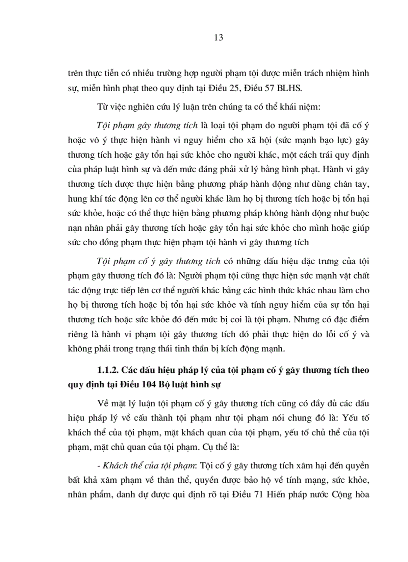 image for page Hoạt động của Viện kiểm sát nhân dân trong giai đoạn điều tra các vụ án cố ý gây thương tích trên địa bàn tỉnh Hà Tây