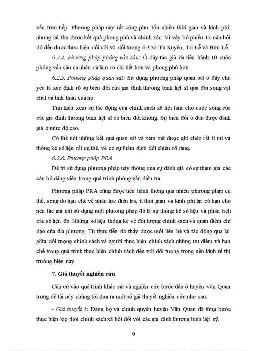 image for page Sự tác động của chính sách xã hội đối với gia đình thương binh liệt sĩ trong thời kỳ kinh tế thị trường hiện nay thông qua khảo sát xã hội học ở huyện Văn Quan tỉnh Lạng Sơn