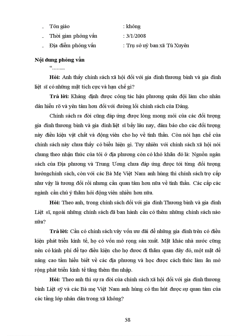 image for page Sự tác động của chính sách xã hội đối với gia đình thương binh liệt sĩ trong thời kỳ kinh tế thị trường hiện nay thông qua khảo sát xã hội học ở huyện Văn Quan tỉnh Lạng Sơn