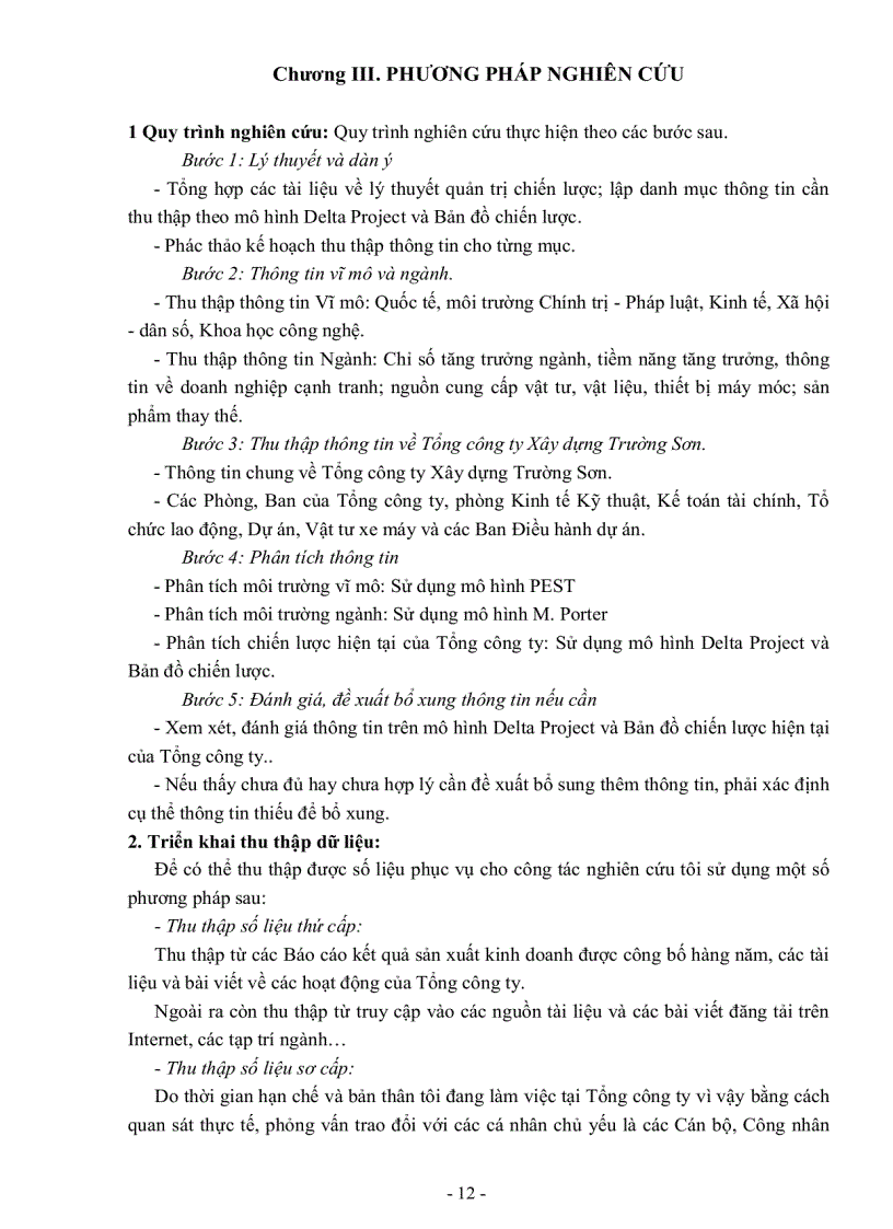 image for page Phân tích đánh giá chiến lược kinh doanh của Tổng công ty xây dựng Trường Sơn