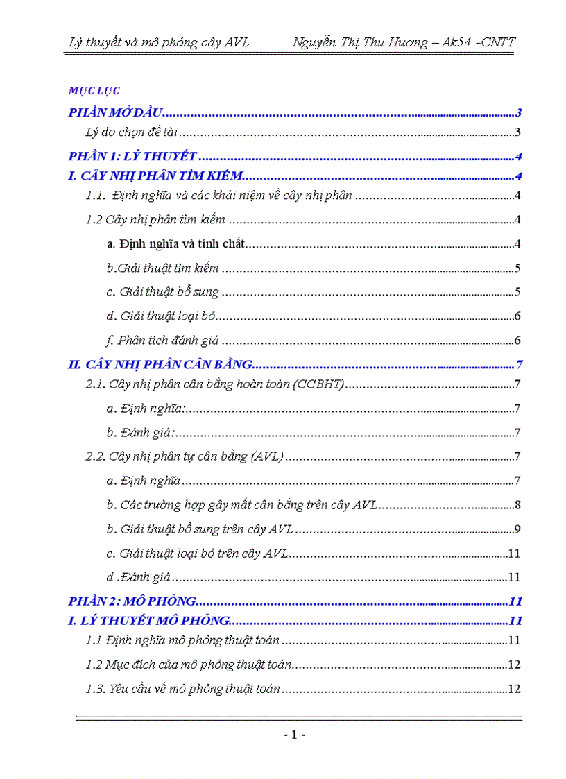 image for page Báo cáo nghiên cứu khoa học Lý thuyết và mô phỏng cây AVL