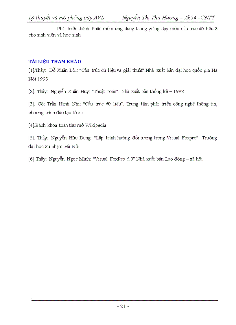 image for page Báo cáo nghiên cứu khoa học Lý thuyết và mô phỏng cây AVL