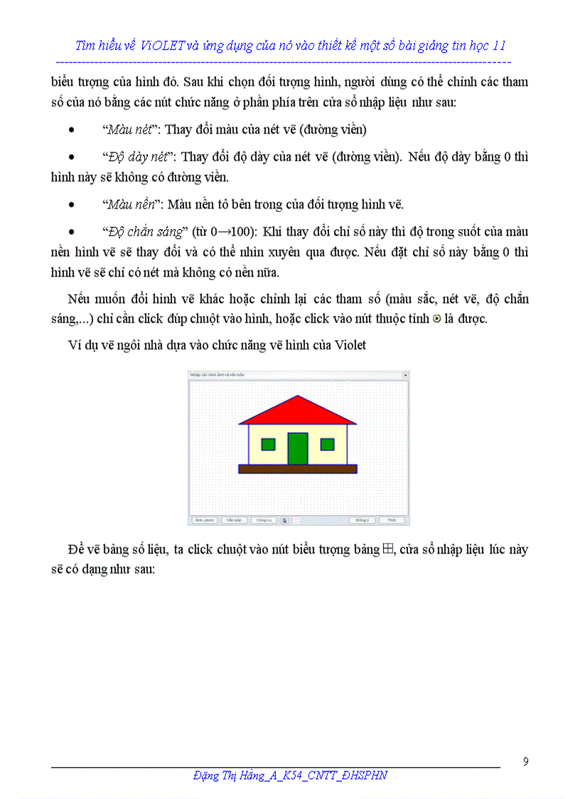 image for page Báo cáo nghiên cứu khoa học Tìm hiểu về ViOLET và ứng dụng của nó vào thiết kế một số bài giảng tin học 1