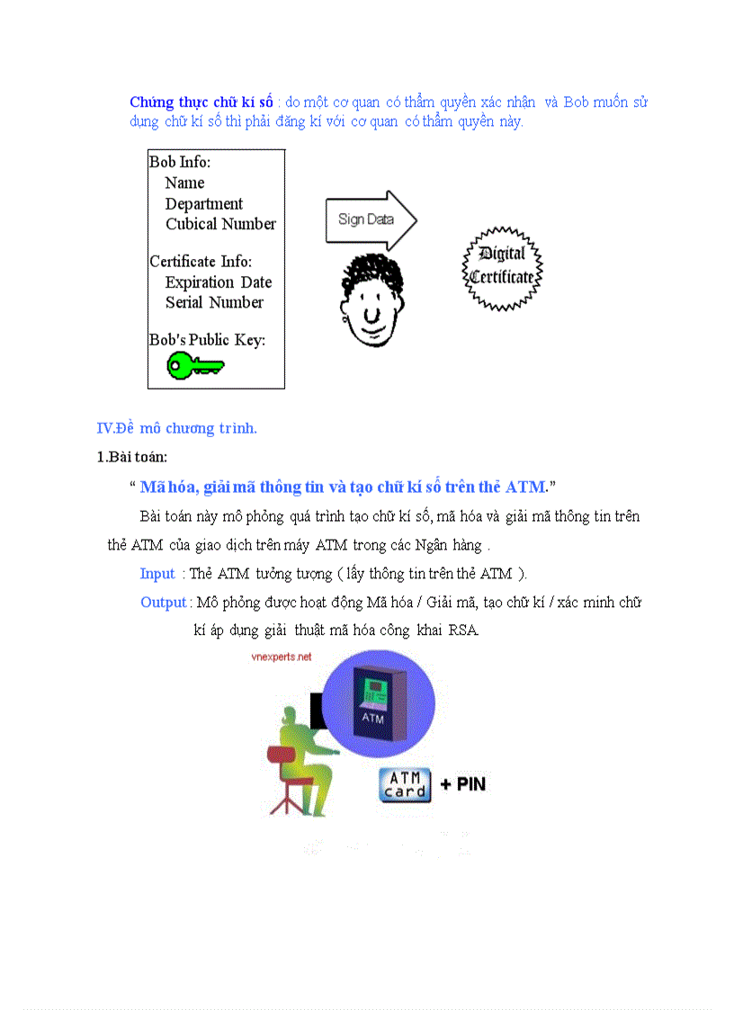 image for page Báo cáo nghiên cứu khoa học Ứng dụng hệ mật mã RSA và chữ kí điện tử vào việc mã hóa thông tin trong thẻ ATM