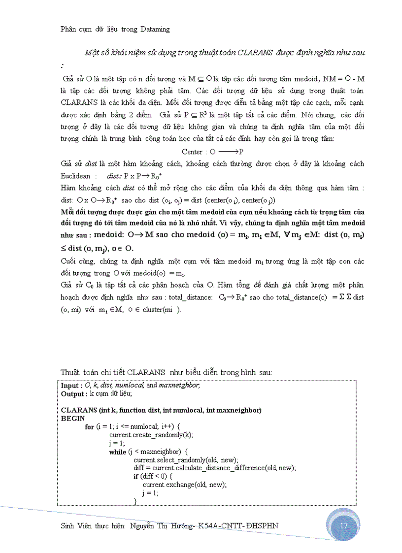 image for page Báo cáo nghiên cứu khoa học phân cụm dữ liệu trong Dataming