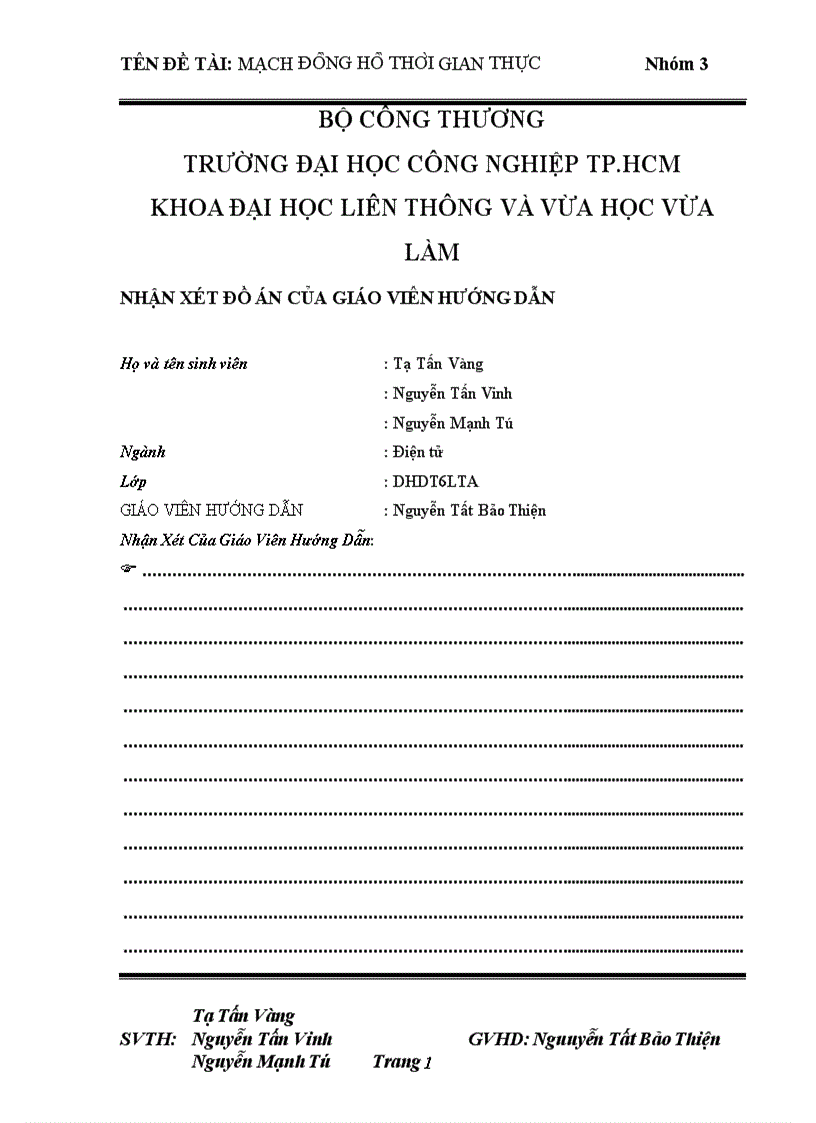 image for page Thiết kế mạch đồng hồ thời gian thực