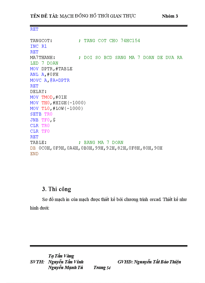 image for page Thiết kế mạch đồng hồ thời gian thực