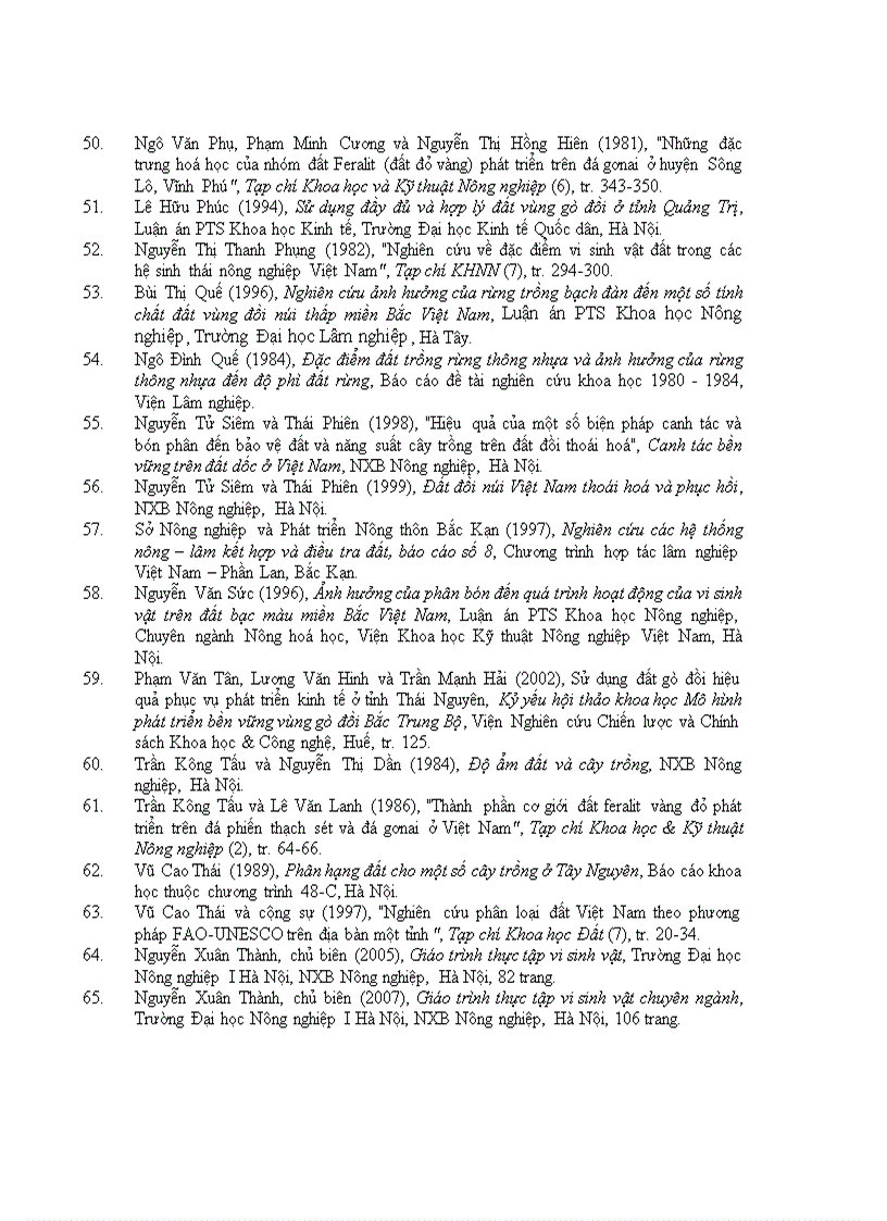 image for page Nghiên cứu đánh giá tài nguyên đất gò đồi vùng Đông Bắc phục vụ phát triển kinh tế nông nghiệp