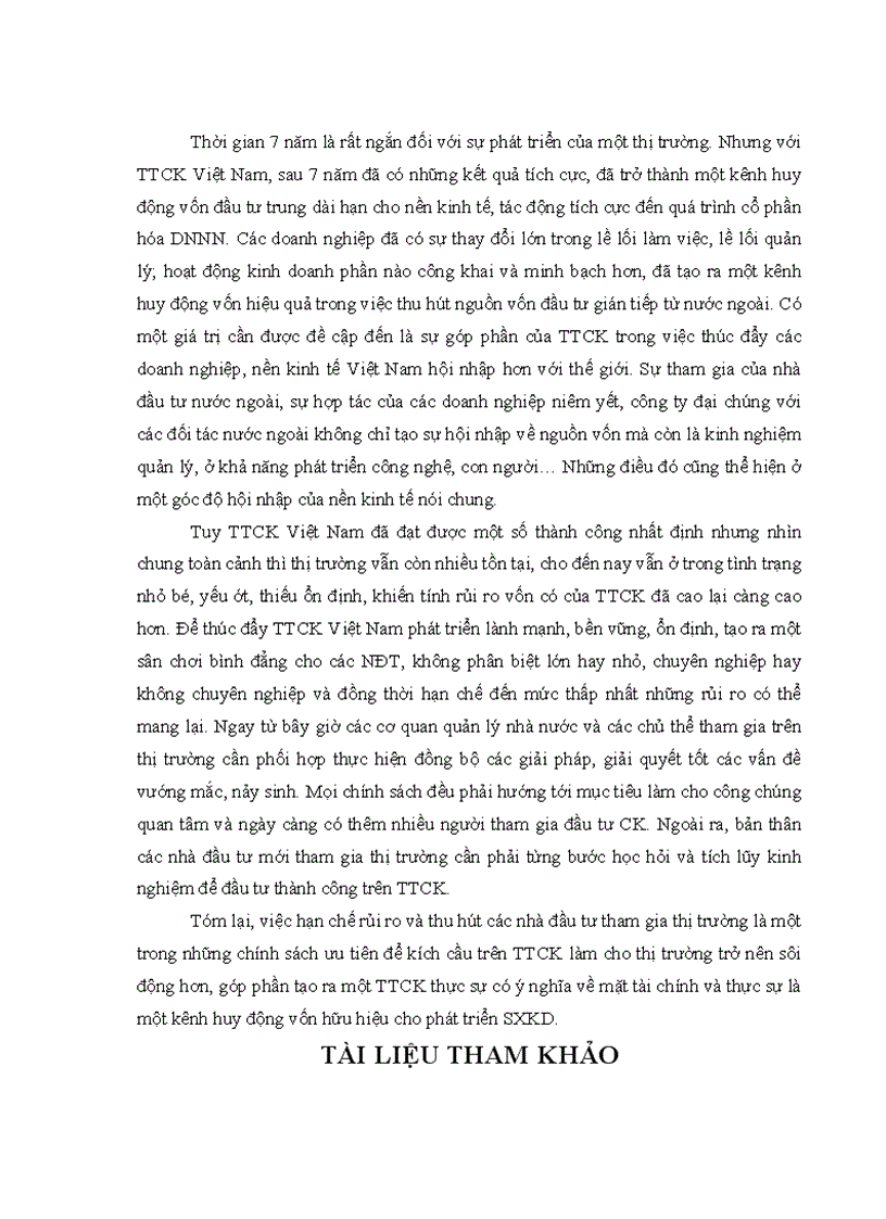 image for page Các giải pháp nhằm hạn chế rủi ro trên thị trường chứng khoán Việt Nam