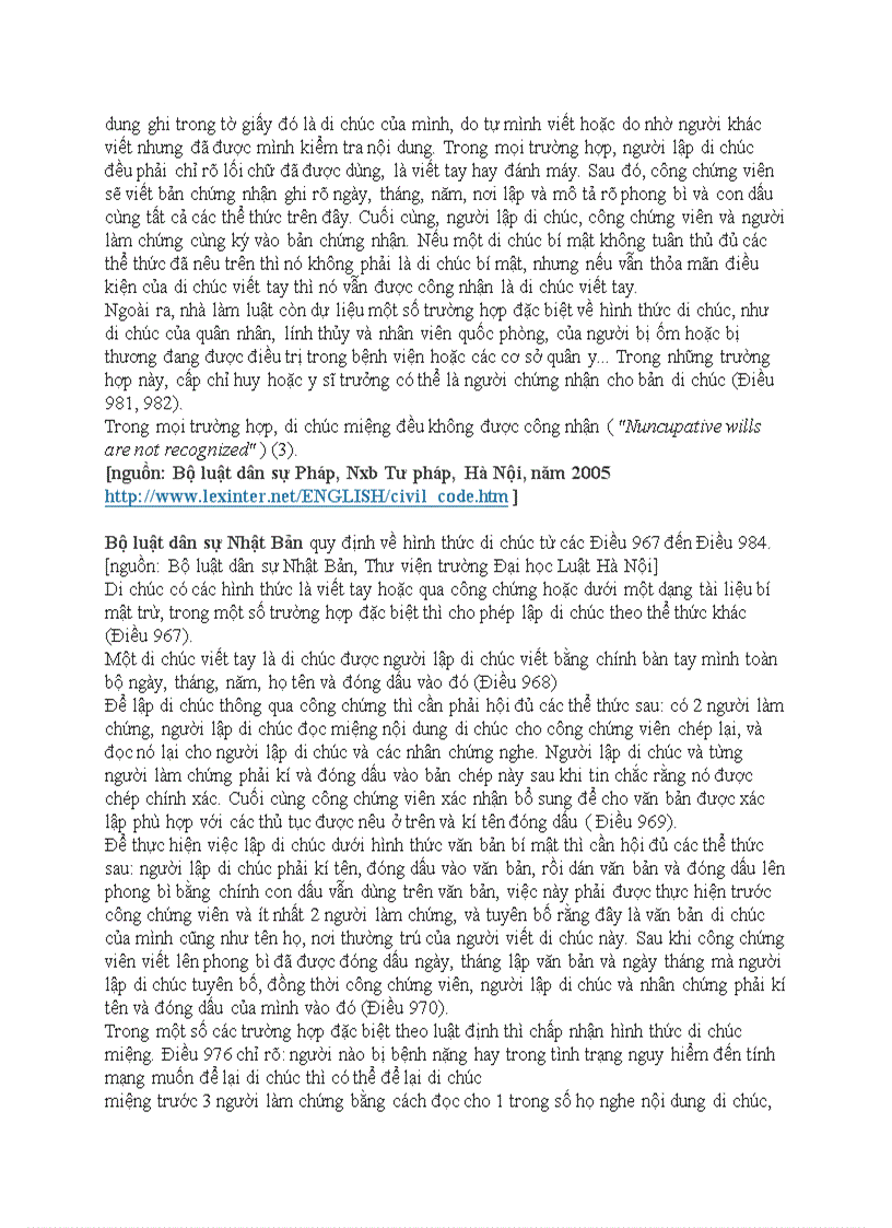 image for page Nghiên cứu so sánh các quy định pháp luật của một số quốc gia trên thế giới về hình thức của di chúc