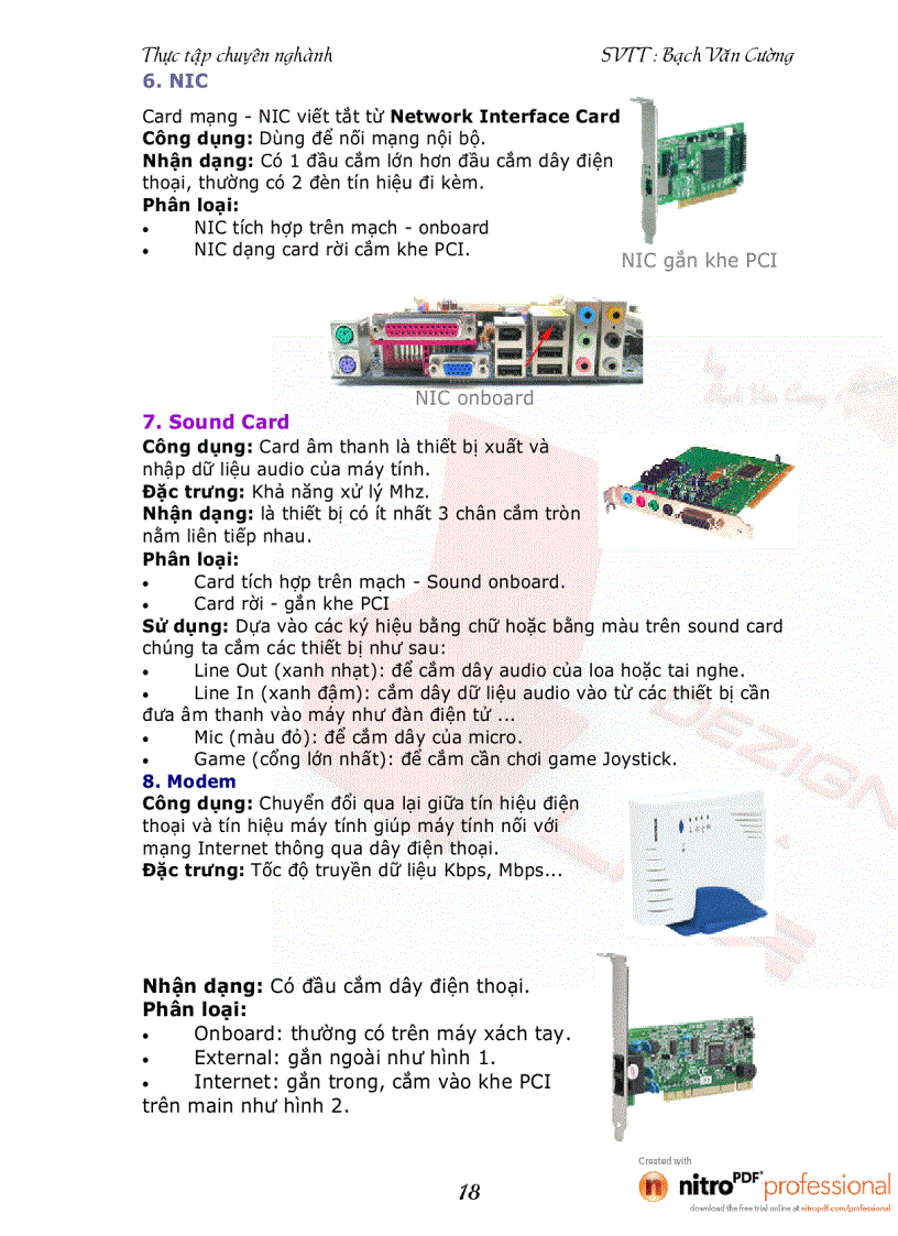 image for page Lắp ráp sửa chửa và cài đặt cấu hình của máy tính