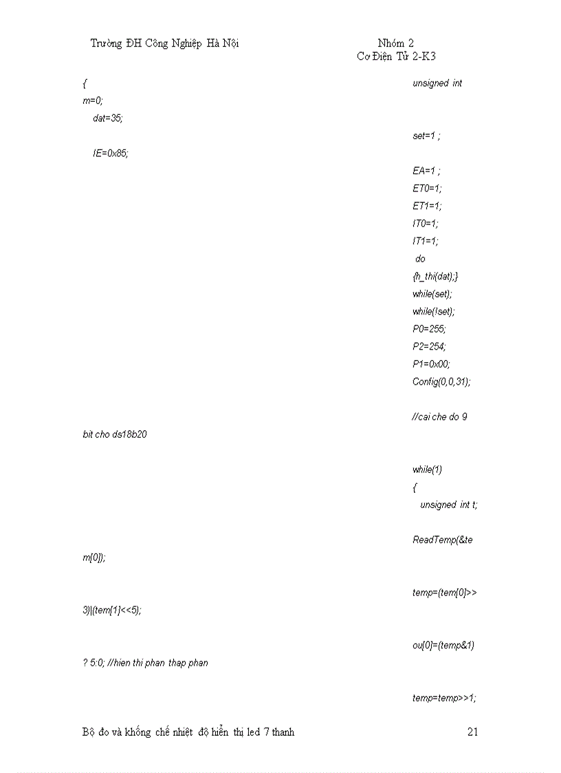 image for page Đo và khống chế nhiệt độ với cảm biến DS18B20 hiển thị led 7 thanh