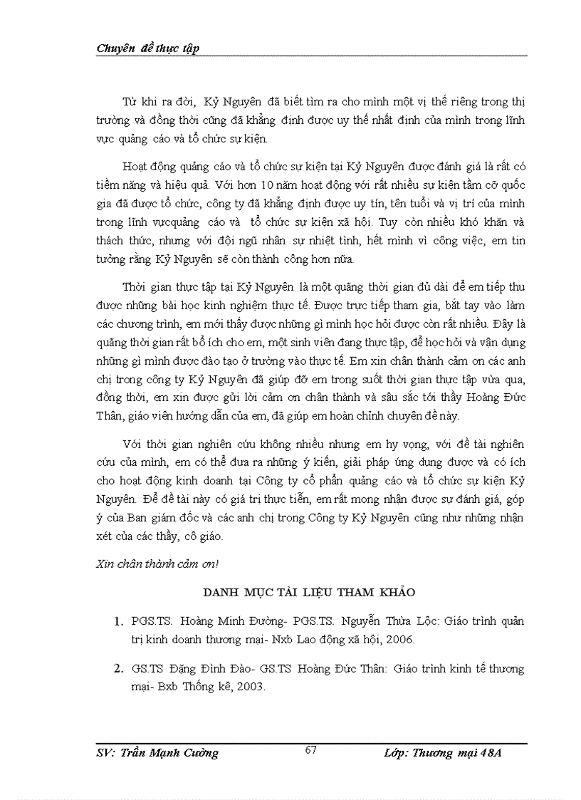 image for page Thúc đẩy hoạt động kinh doanh của ở Công ty cổ phần Quảng cáo và Tổ chức Sự kiện Kỷ Nguyên