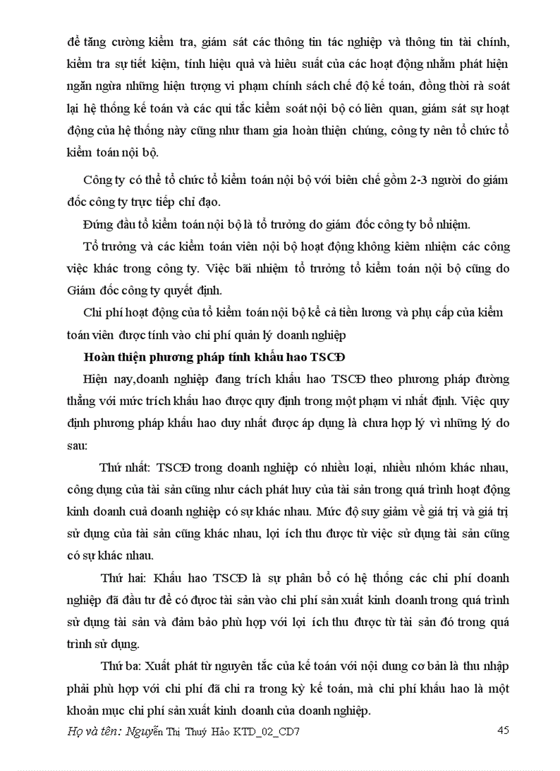 image for page Báo cáo thực tập tốt nghiệp chuyên đề tài sản cố định tại Công ty TNHH vận tải Hoàng Long