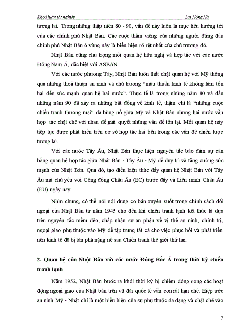 image for page Nhật Bản trong quan hệ với các nưước khu vực Đông Bắc á thời kỳ sau chiến tranh lạnh