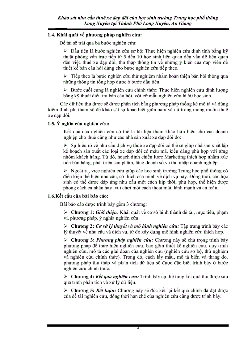 image for page Khảo sát nhu cầu thuê xe đạp đôi của học sinh trường thpt long xuyên