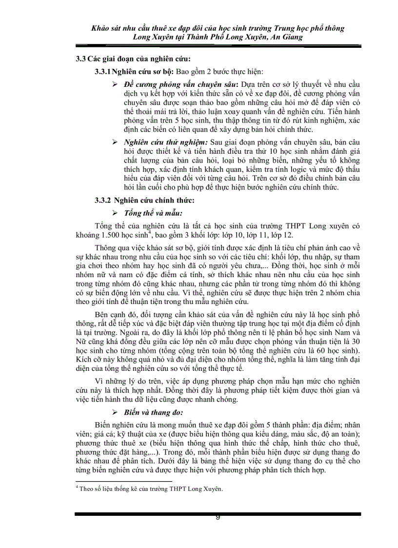image for page Khảo sát nhu cầu thuê xe đạp đôi của học sinh trường thpt long xuyên