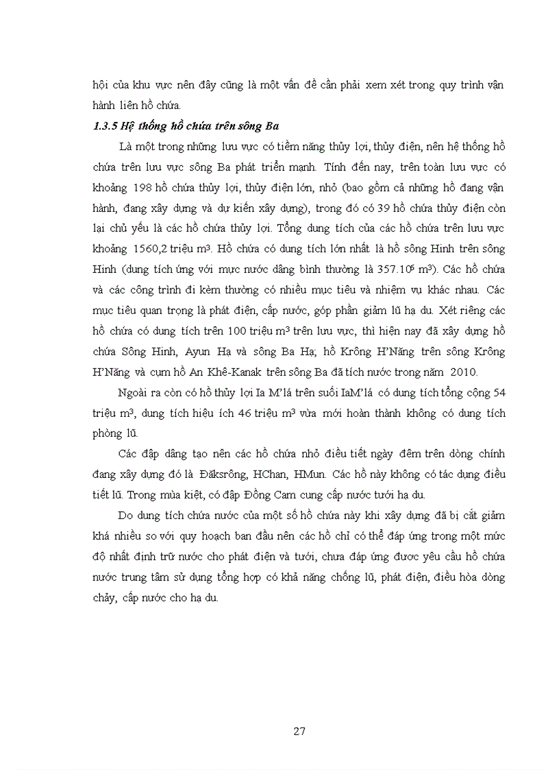 image for page Mô phỏng các kịch bản điều tiết hệ thống hồ chứa lưu vực sông Ba