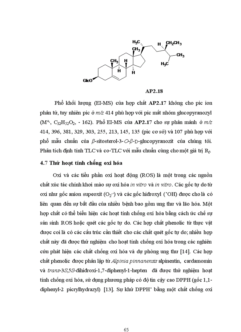 image for page Nghiên cứu phân lập xác định cấu trúc và khảo sát hoạt tính sinh học của các hợp chất và khảo sát hoạt tính sinh học của các hợp chất Phenolic từ cây Alpinia pinnanensist l wu et senjen