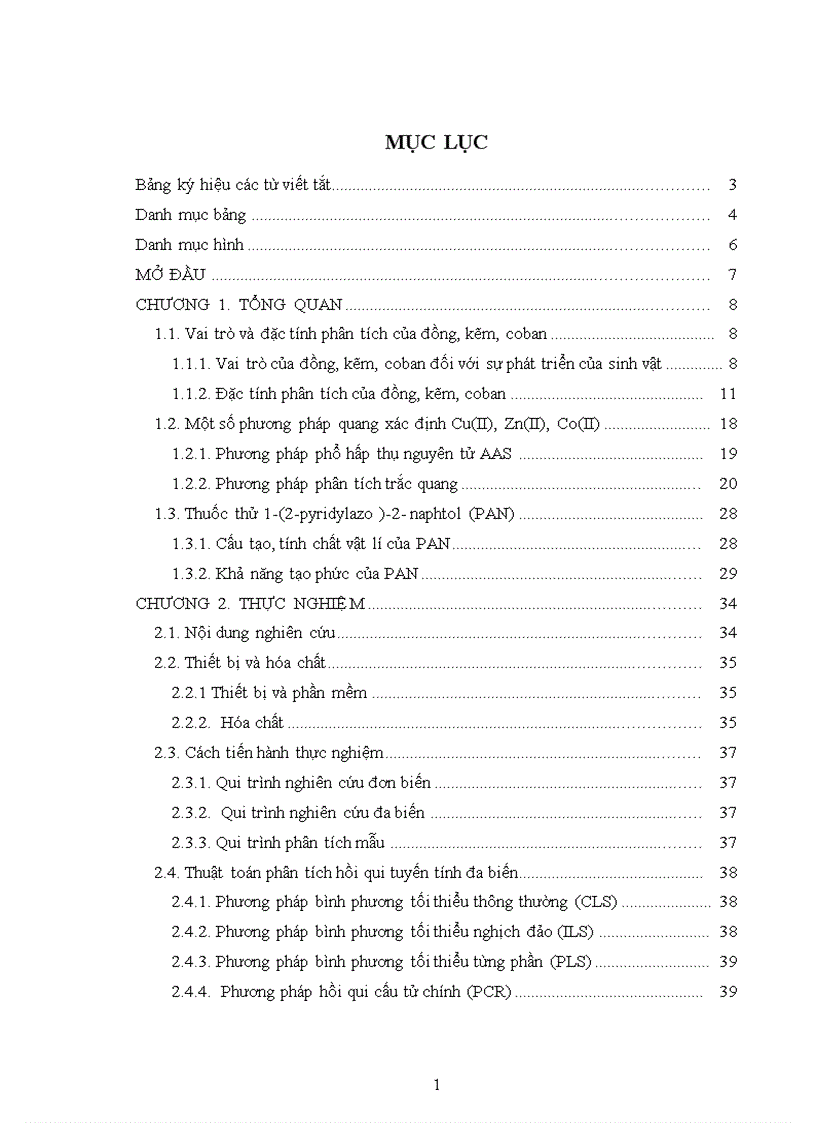 image for page Phân tích Cu II Zn II Co II trong các mẫu phân vi lượng
