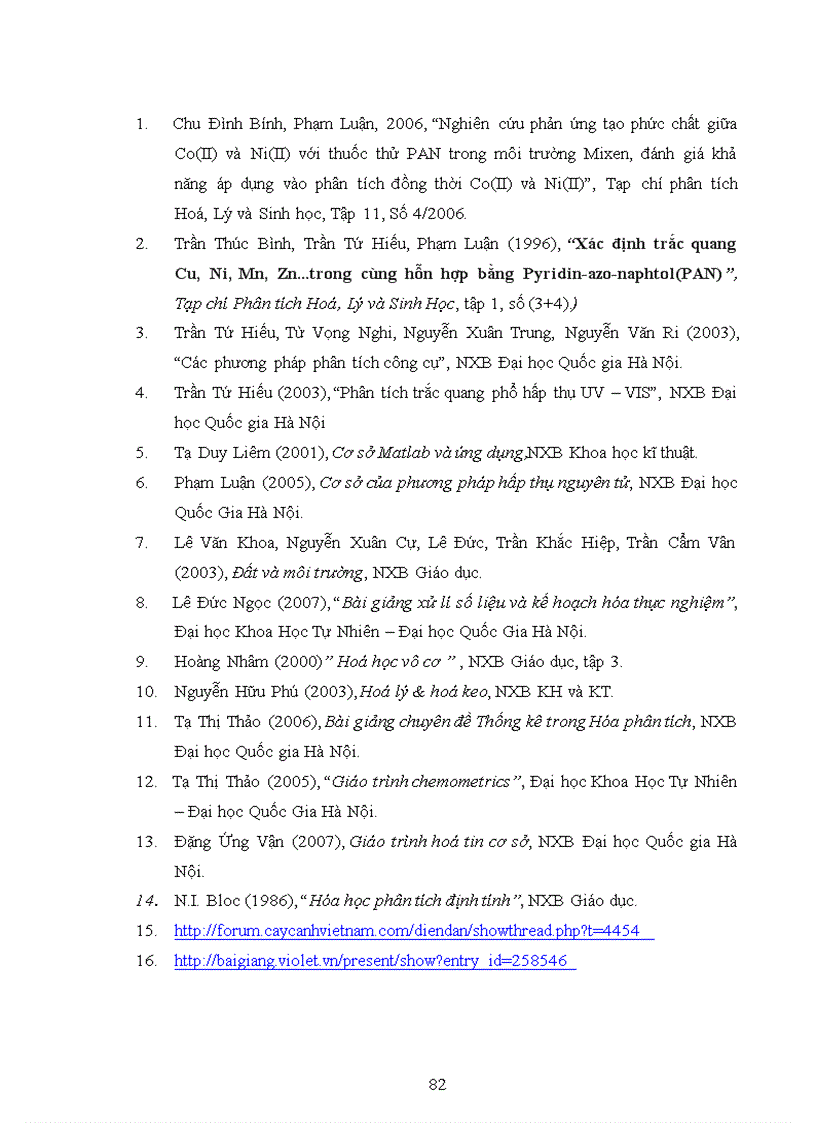 image for page Phân tích Cu II Zn II Co II trong các mẫu phân vi lượng