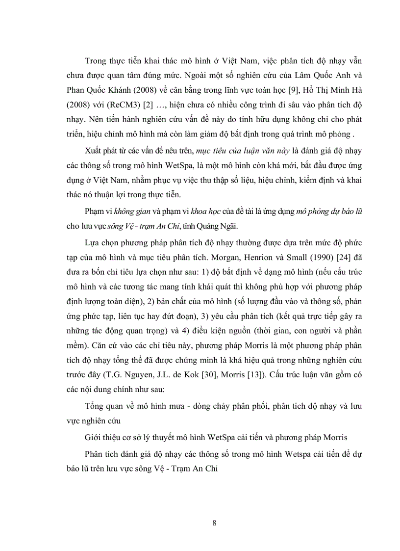 image for page Ứng dụng mô phỏng dự báo lũ cho lưu vực sông Vệ trạm An Chỉ tỉnh Quảng Ngãi